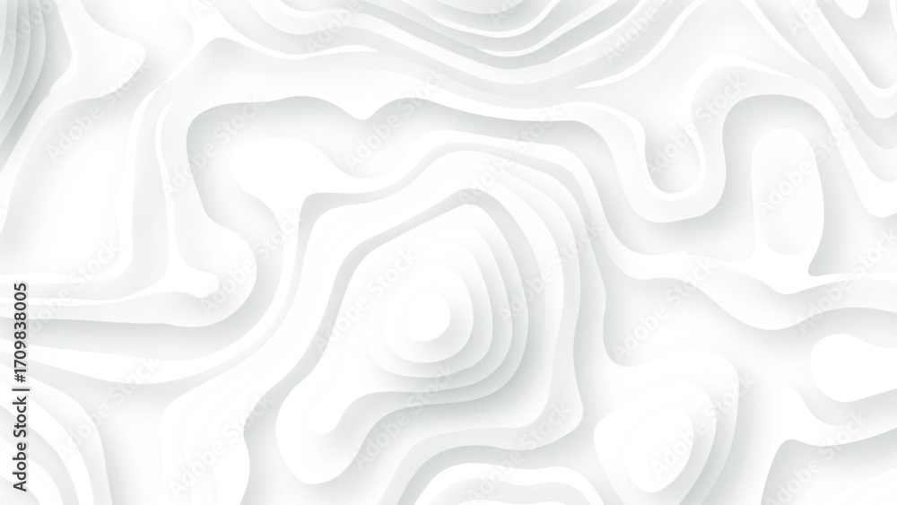 Aufkleber modern and trendy background. abstract design with wave shapes in a paper cut style. background temp