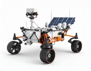 Mars Rover 3D Render: Space Exploration - Space exploration
