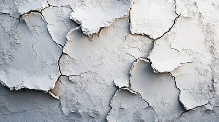 Abstract Cracked concrete wall broken wall at the outside cement corner that effected with earthquake and collapsed ground,wall with crack texture.