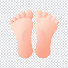 Footprint Trail Track Icon