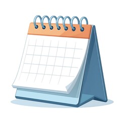 Cartoon desk calendar