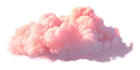 Soft Pink Cloud Formation