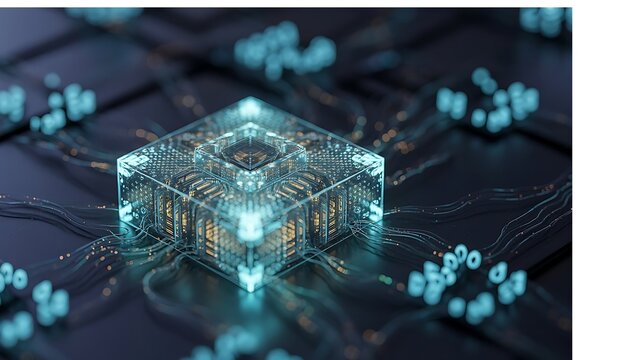 blockchain network abstract 
Generative AI image created with Ideogram, conceptual blockchain network for fintech use.