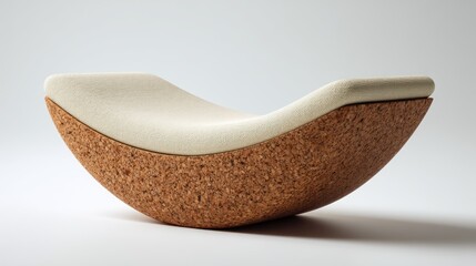 Modern cork rocking chair