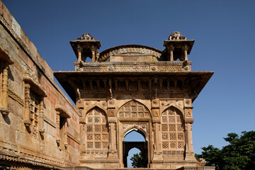 Obraz premium Jami Masjid Jama Mosque public mosques heritage site Champaner Pavagadh Panchmahal Gujarat India