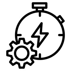 Effectivity icon in vector illustration