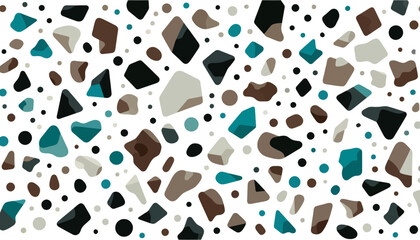 seamless pattern with tiny stones and marble