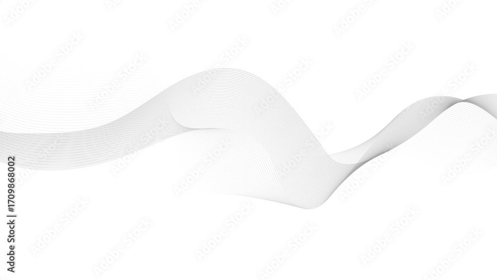 Aufkleber abstract wave element for design. digital frequency track equalizer. stylized line art background. v
