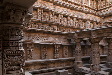 Rani Ki Vav Queens Stepwell Patan Gujarat India Indian UNESCO World Heritage Site