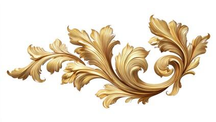 Ornate gold scrollwork