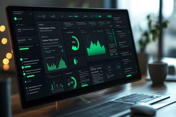 Digital dashboard showing approved business proposals with green tick status highlighting completed reviews and final decision status