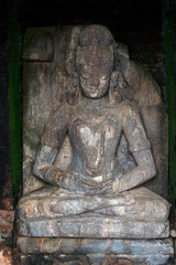 indian stone relief sculptures Udayagiri Khandagiri cave Kattaka Gumpha Cuttack caves Bhubaneswar Orissa Odisha India