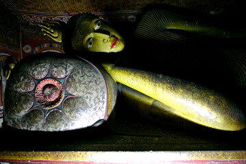 Dambulla cave temple Golden Temple World Heritage Site Sri Lanka Asia 