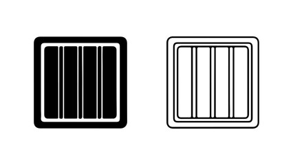 Barcode scanner icon set for product identification and inventory management.