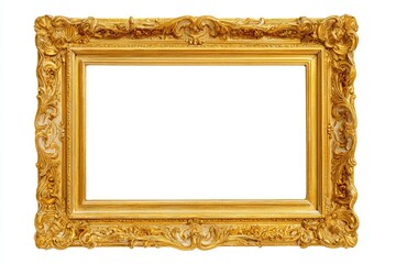 Ornate gold picture frame (1)
