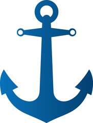 Ship Anchor Colorful Vector Illustration Design (Version: 01)