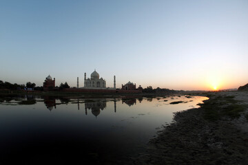 Naklejka premium Taj Mahal, Agra, Uttar Pradesh, India