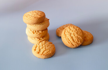 Delicious cookies on the table close-up