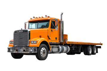 Industrial Flatbed Truck - Transport Concept