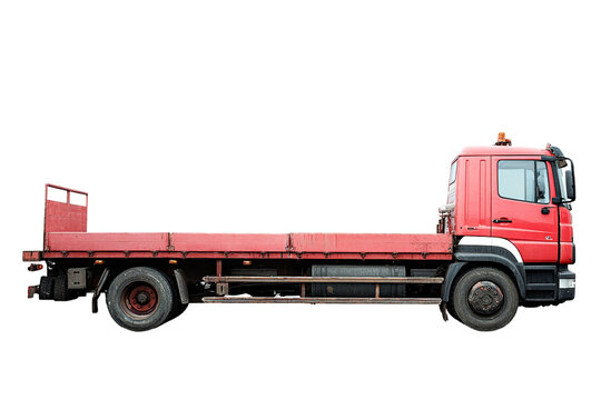 Flatbed Truck - Isolated Vehicle 3D Render