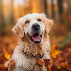 Obraz premium golden retriever puppy