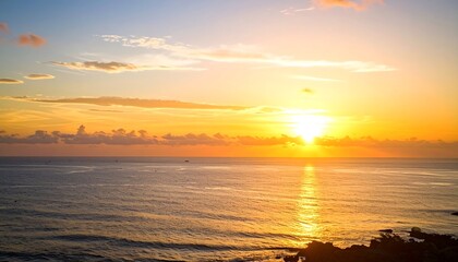 Fototapeta premium Sunrise over the ocean (3)