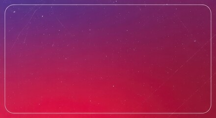 Vibrant Twilight Gradient from Purple to Magenta with a Luminous Rounded Frame.