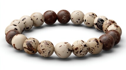 Spotted stone bracelet