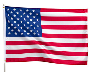 Fototapeta premium Flag of United States isolated on transparent or white background