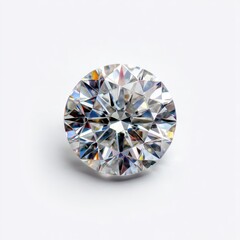 Fototapeta premium A flawless round brilliant cut diamond