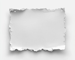 Obraz premium Blank ripped paper note