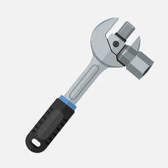 wrench and screwdriver