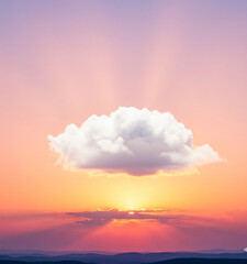 sunset over the ocean