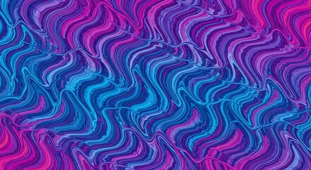 Fototapeta premium Abstract Colorful Wavy Pattern.