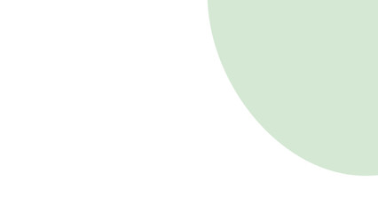 Minimalist graphic design featuring a soft green curved shape on a clean white background. Ideal for branding, presentations, or website elements.