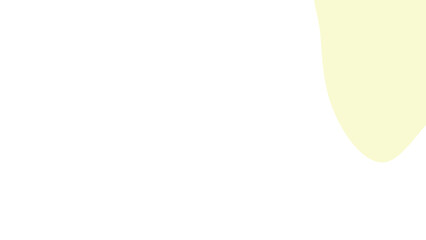 Minimalist white background with a subtle, flowing yellow abstract shape, offering clean copy space for modern design, branding, or presentations.