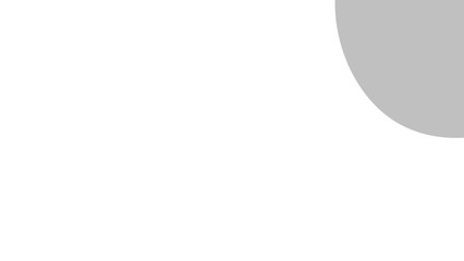 Clean white background with a soft grey curved shape in the corner, ideal for presentations, advertising, or design projects, conveying simplicity and modernity.