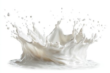 Milk splash, radiating crown shape