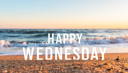 Celebrate Happy Wednesday with a relaxing beach sunrise and good vibes