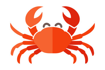 crab isolated on white background