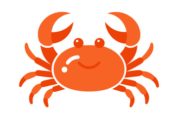 vector illustration of a crab
