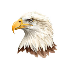 Obraz premium american bald eagle isolated