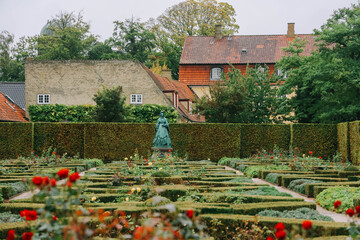 The statue of the Queen Caroline Amalie in the King's garden, Copenhagen.