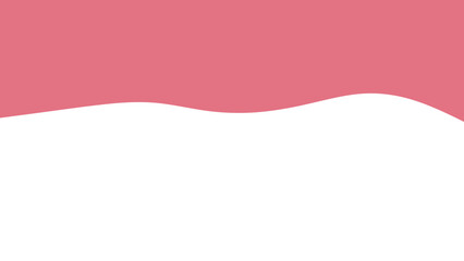 Dynamic abstract background with a pink wavy curve separating white space, ideal for modern design, branding, presentations, or text overlay.