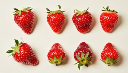 Fresh strawberries showcase food photography studio setting natural lighting close-up view for culinary inspiration