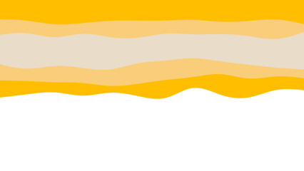 Warm, flowing abstract background with wavy bands of yellow, orange, and beige transitioning to white. Perfect for web design, presentations, or digital art.