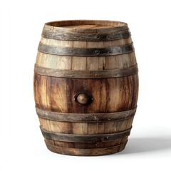 Fototapeta premium Wooden barrel, aged and weathered