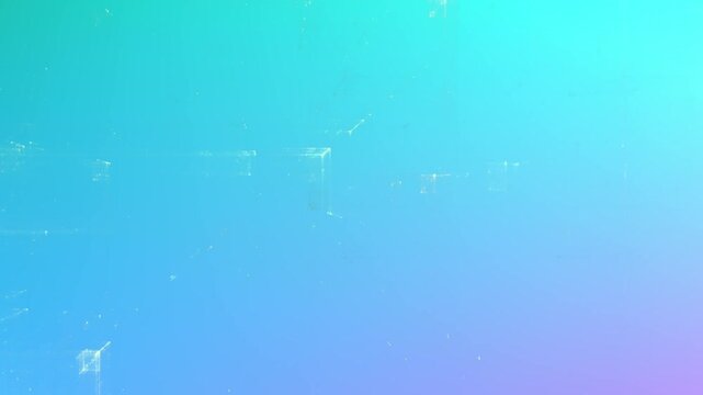 Transparente Datenbl&ouml;cke im digitalen Netzwerk &ndash; dynamische Struktur f&uuml;r Wissenschaft, IT, Forschung & digitale Kommunikation in Bewegung, Technologie, Daten, Wissenschaft, blau