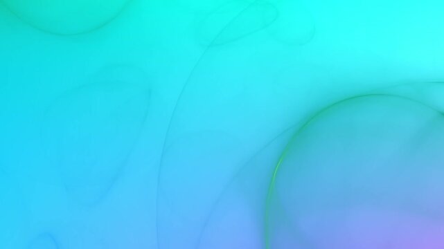 Transparente, schwebende Zellen &ndash; runde Mikrostrukturen f&uuml;r Wissenschaft, Biologie, Forschung, Kommunikation & virale Prozesse in Bewegung, blau