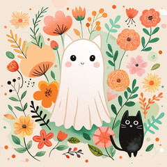 Lanotte di Halloween con streghe e fantasmi 0021